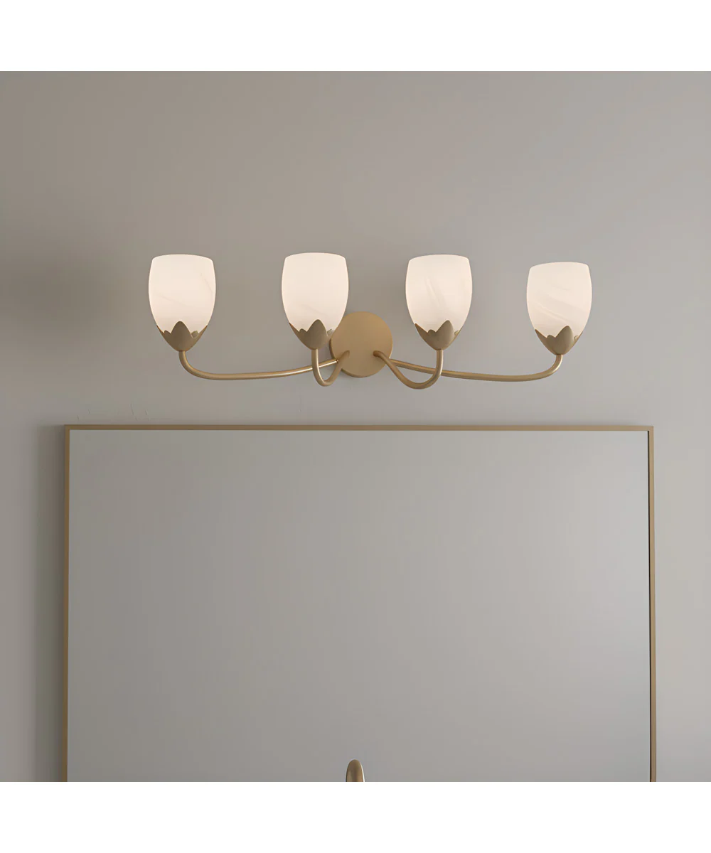 Jacobs 4-light Bath Light Bronze Gold - Image 2