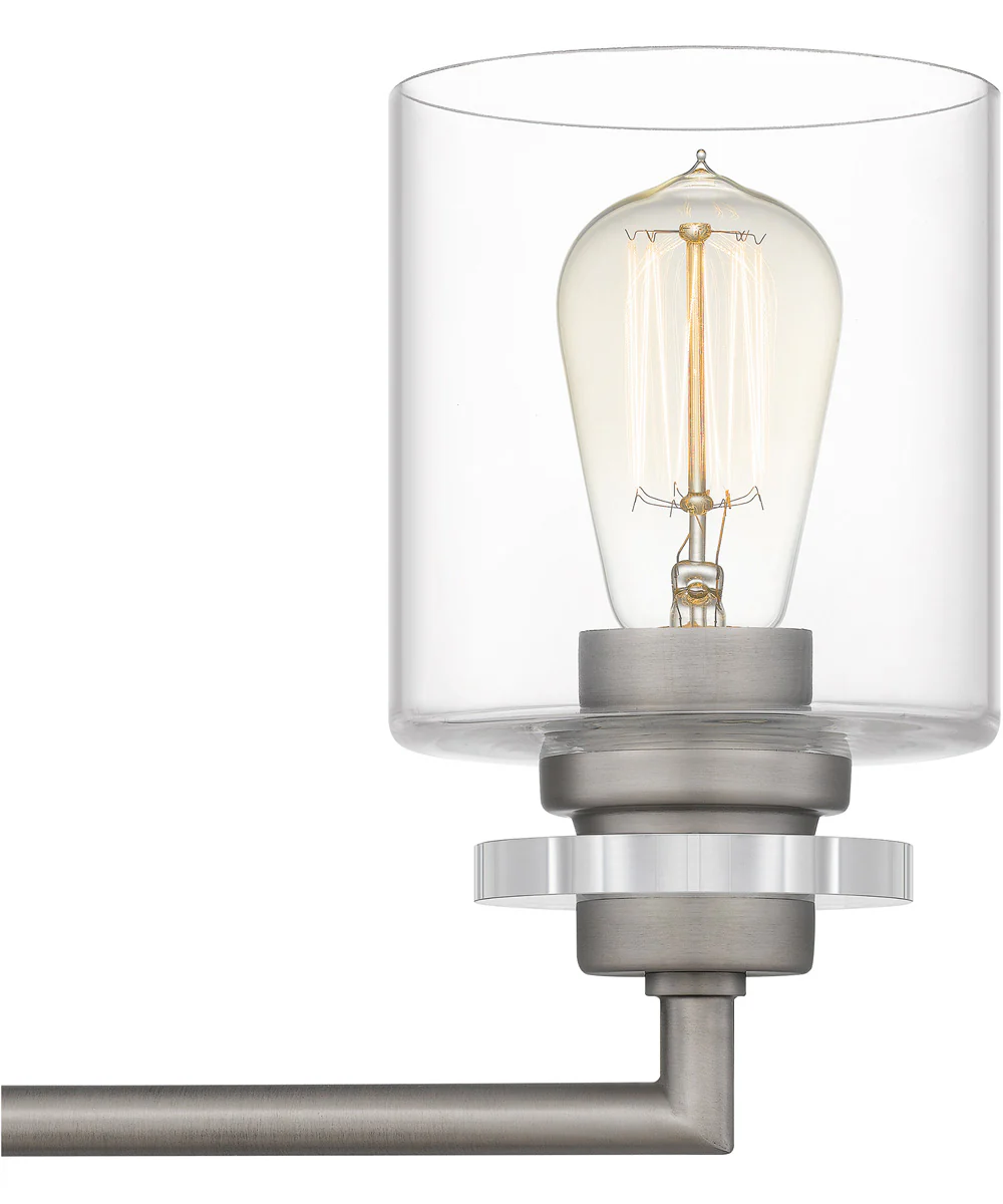 Jaspar Extra Large 4-light Bath Light Antique Nickel - Image 6
