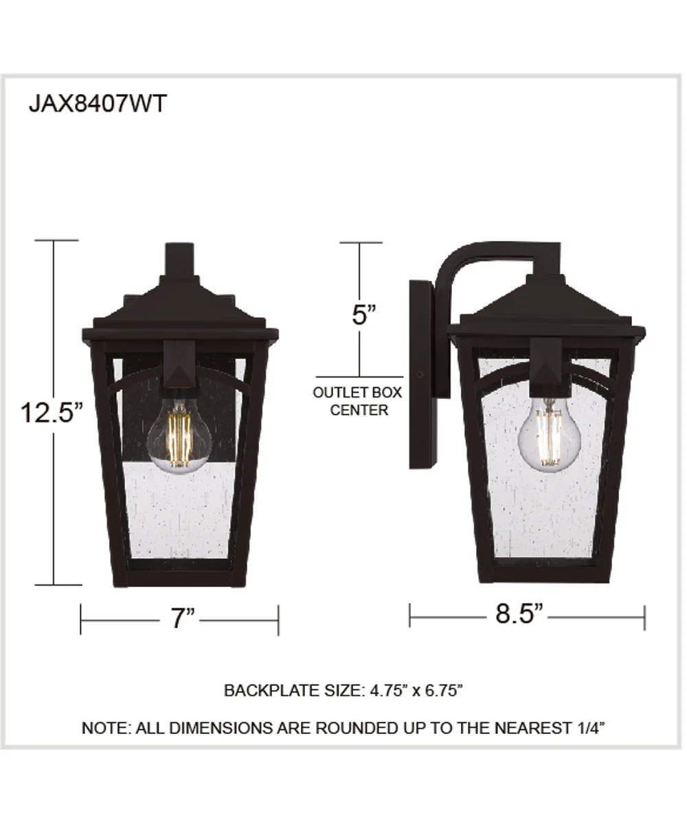Jaxon 1-light Outdoor Wall Light Western Bronze - Image 4