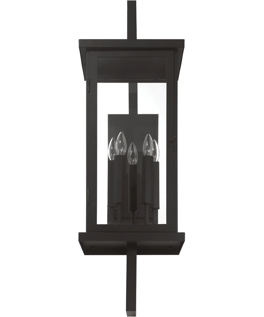 Jordan 5-Light Outdoor Lighting Textured Black - Image 3
