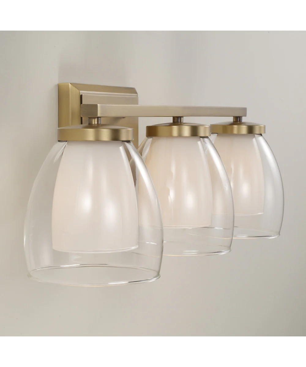 Joss 3-Light Vanity Aged Brass - Image 5