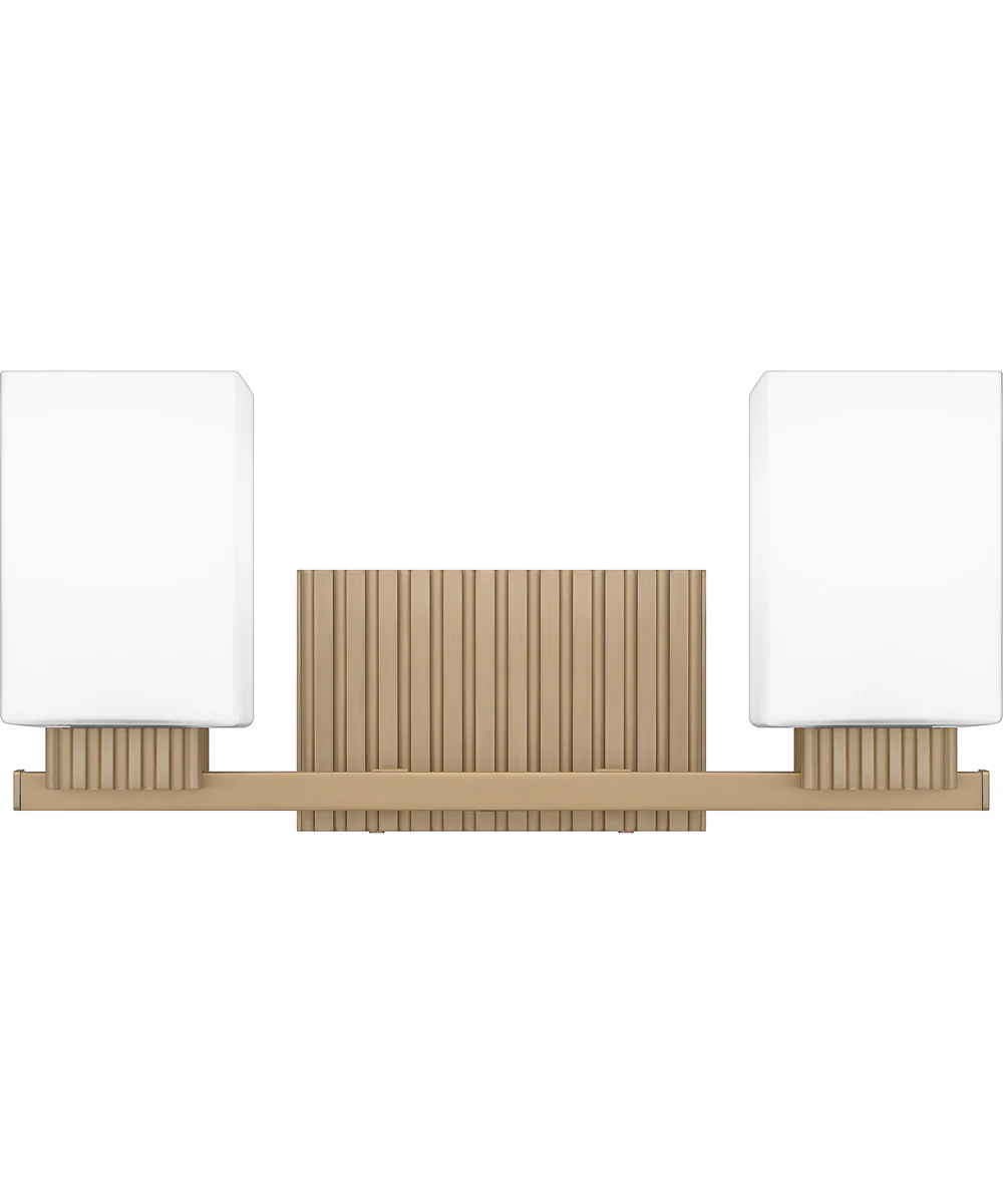 Joyner Medium 2-light Bath Light Bronze Gold
