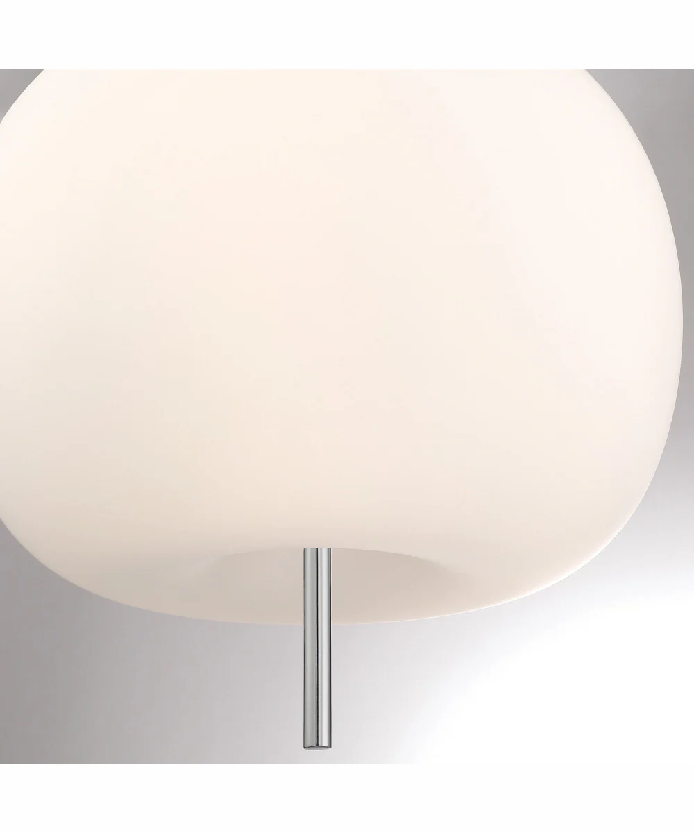Jubilee 3-Light Led Pendant Lamp Chrome/Frost Glass Shade - Image 2