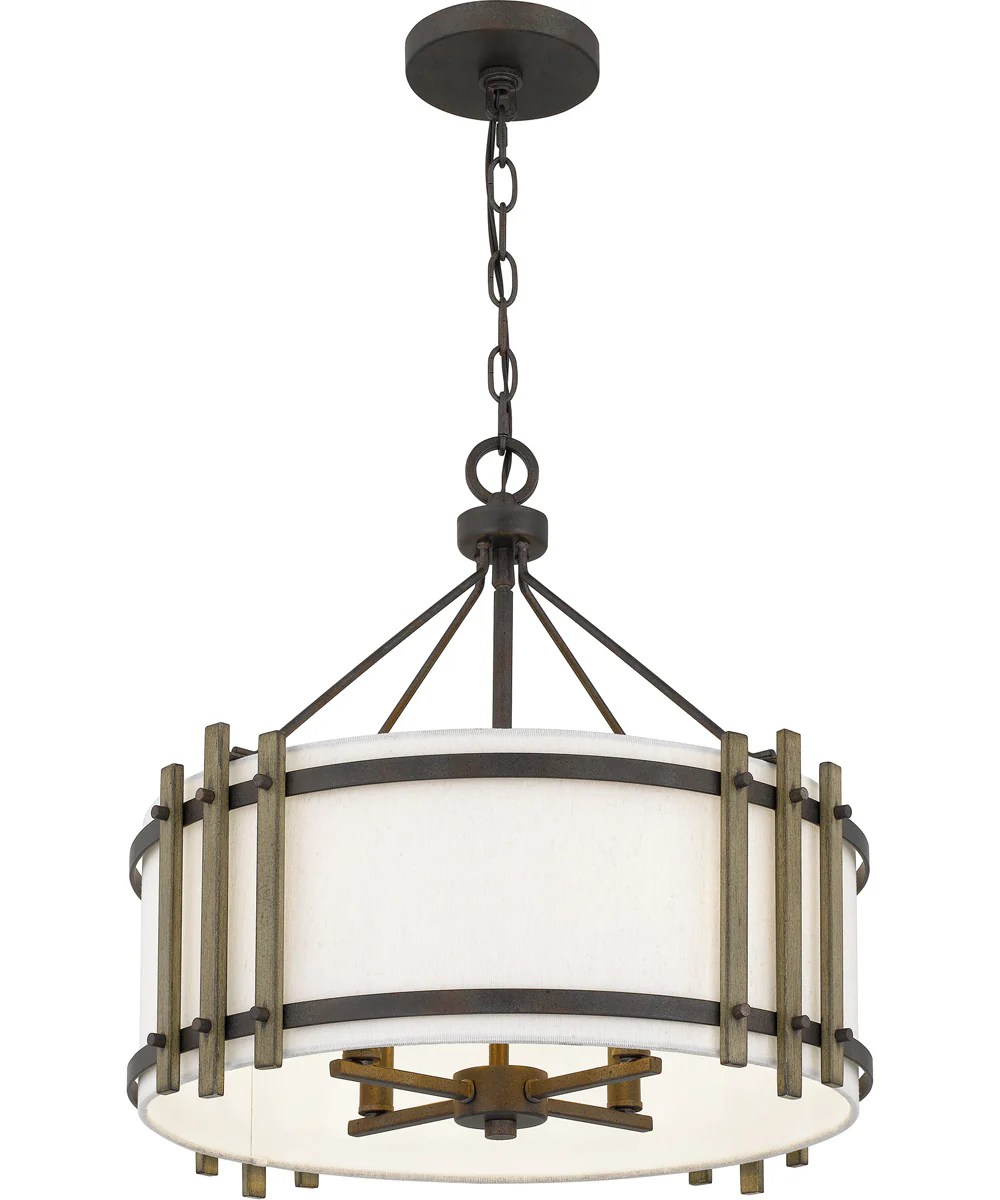 Juneau 4-light Pendant Iron Gate - Image 4