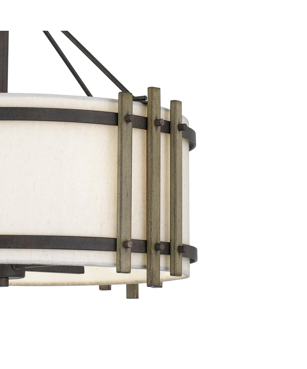 Juneau 4-light Pendant Iron Gate - Image 6