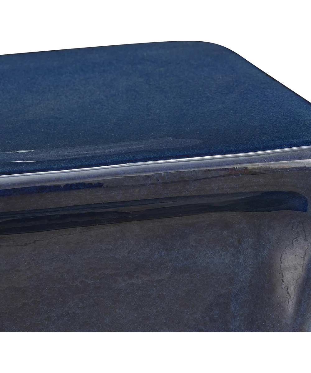 Kaz Deep Blue Garden Stool - Image 5