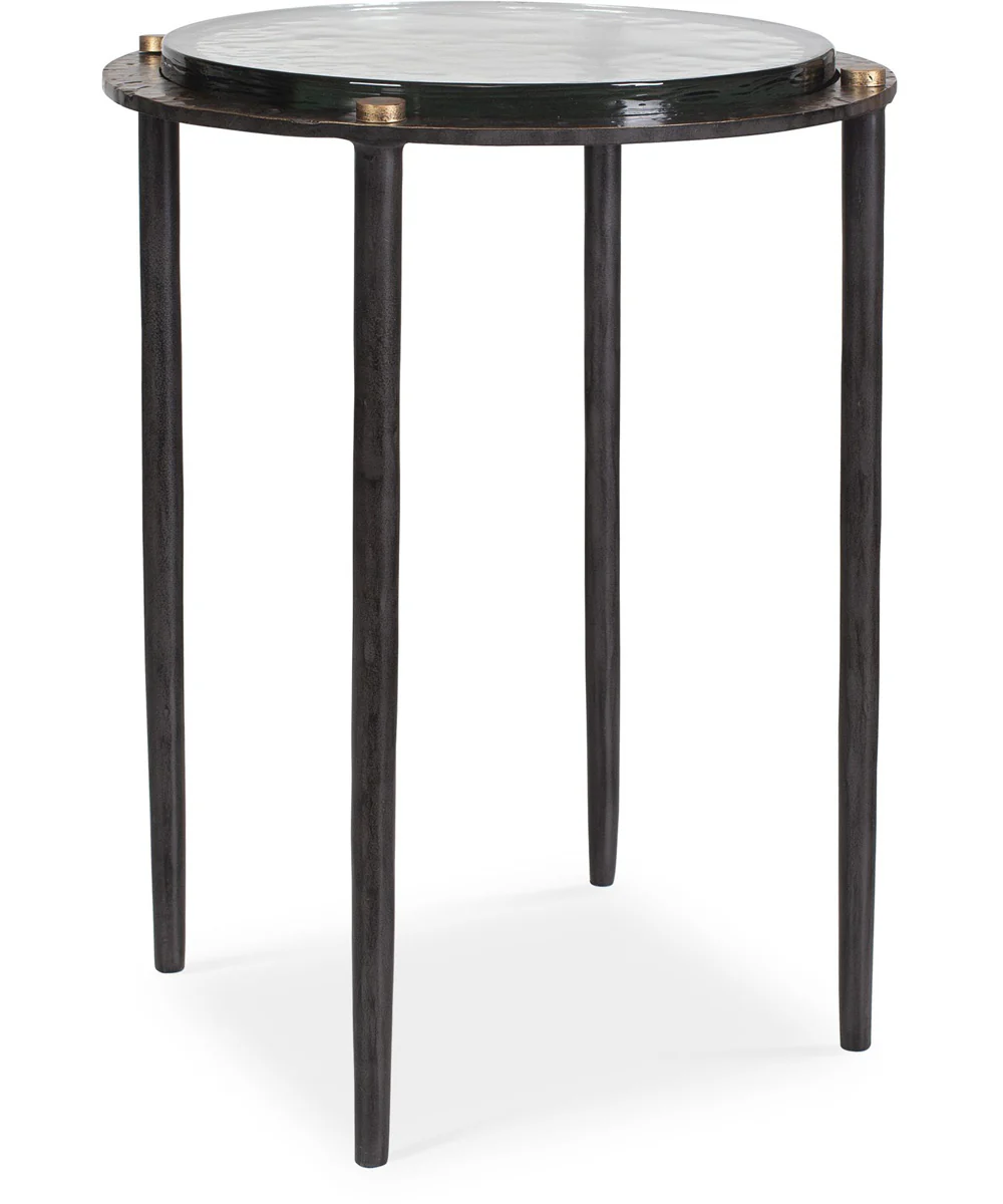 Kennington Round Glass Accent Table
