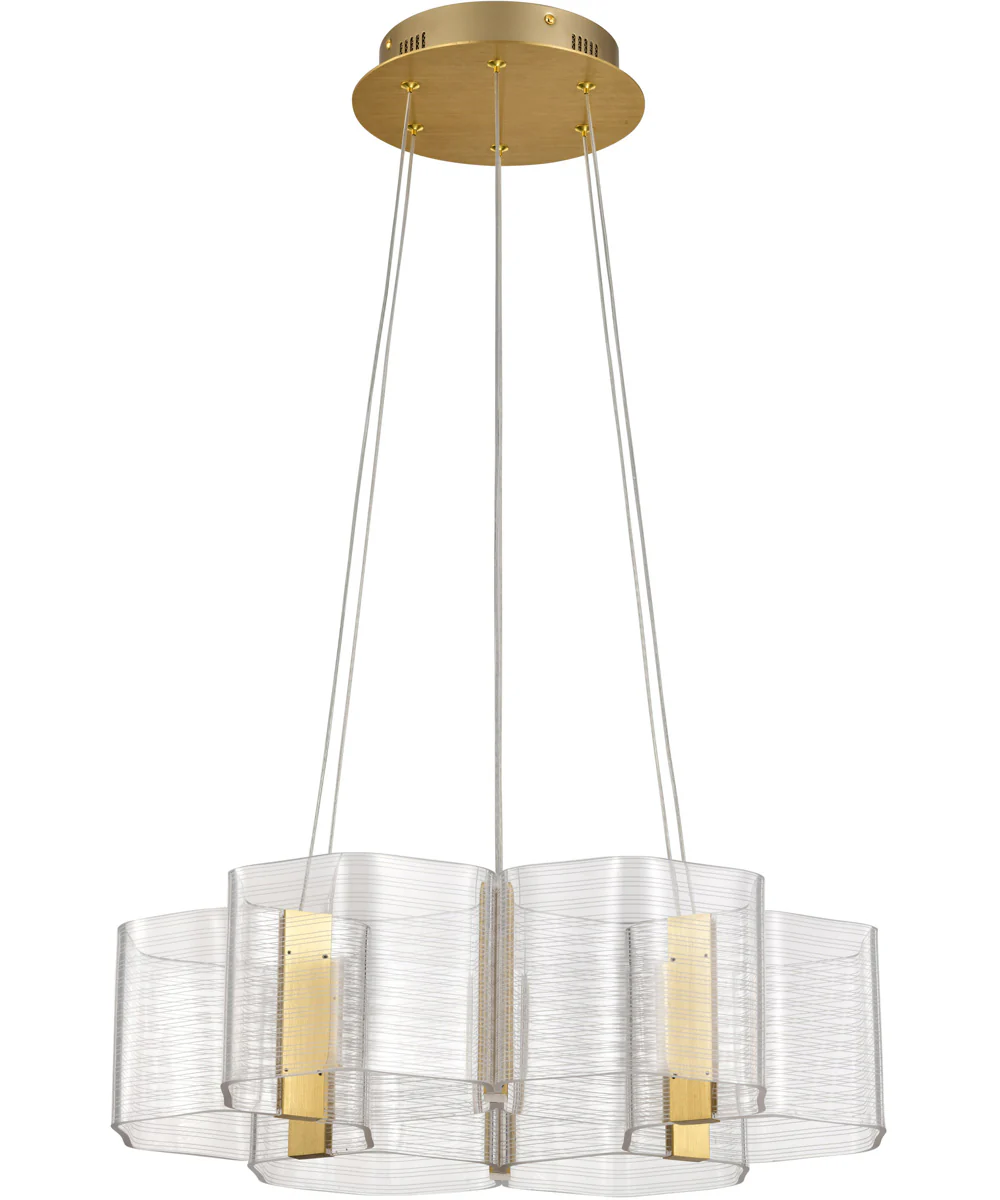 Kenzo  Chandelier Polished Anodized Bronze - Image 5