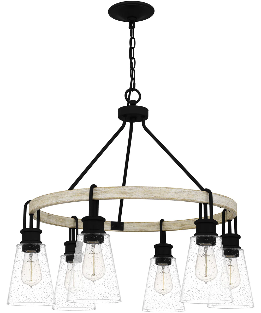 Kingsbridge 6-light Chandelier Earth Black - Image 3