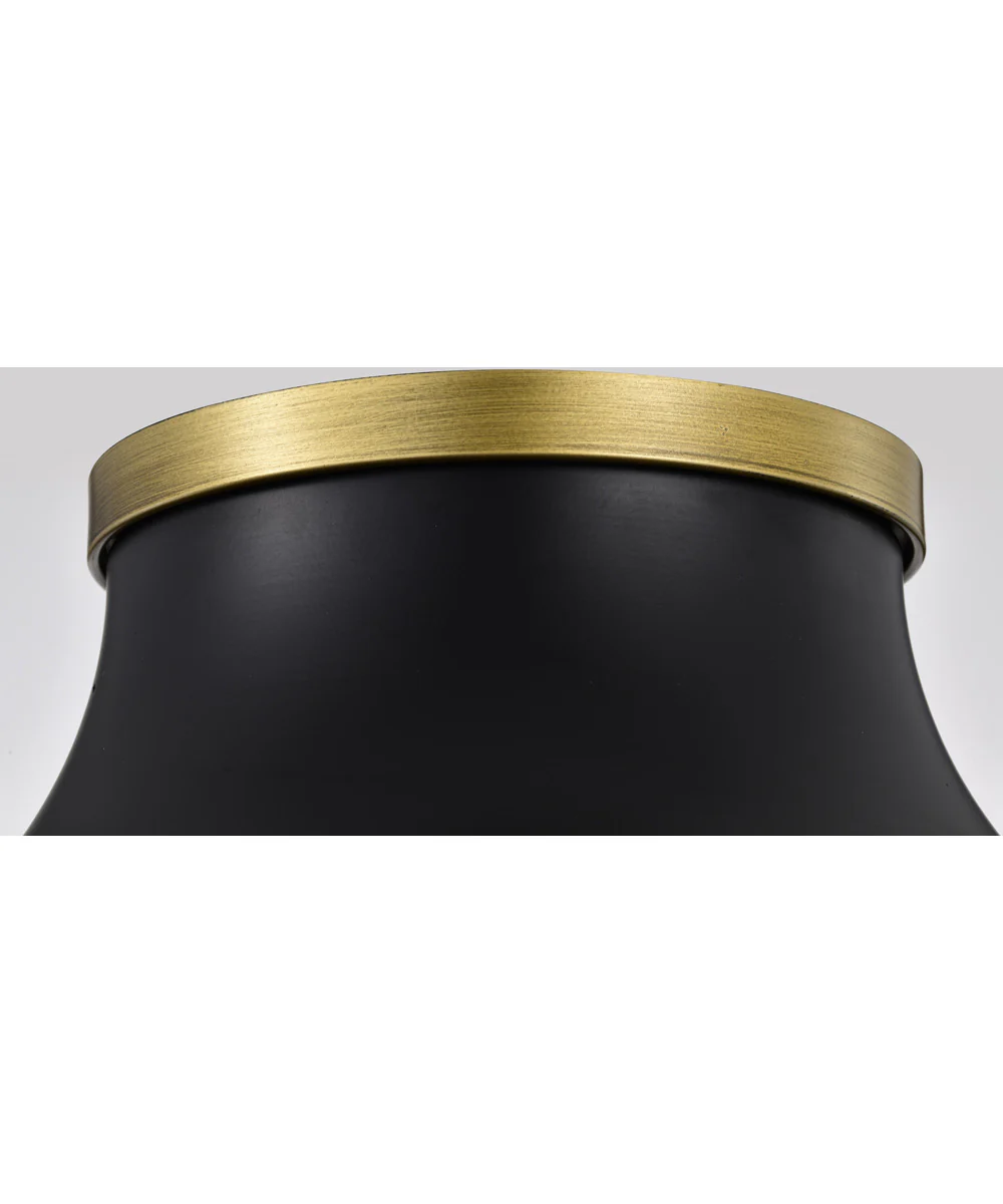 Lafayette 3-Light Close-to-Ceiling Matte Black - Image 7