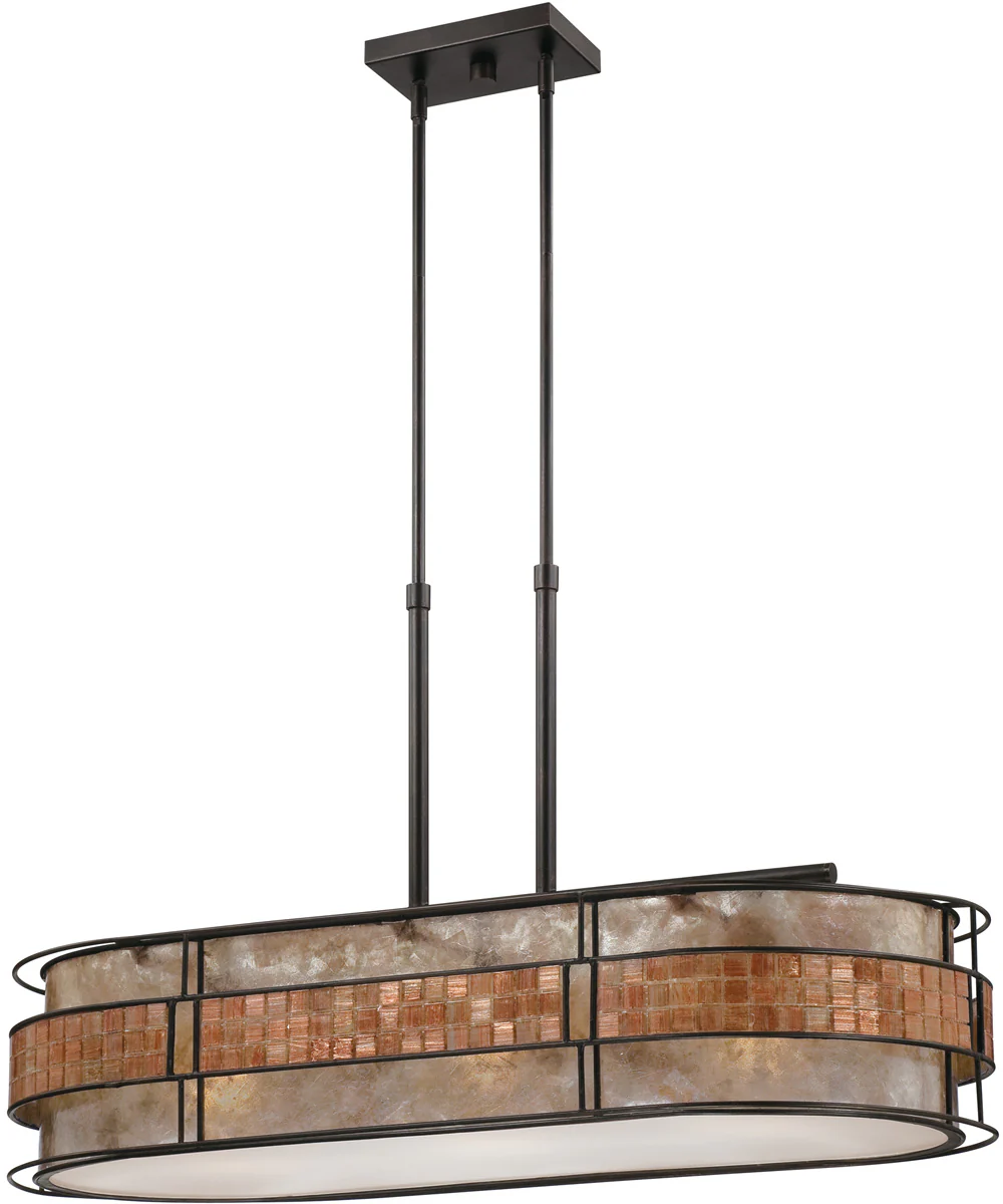 Laguna 3-light Island Light Renaissance Copper