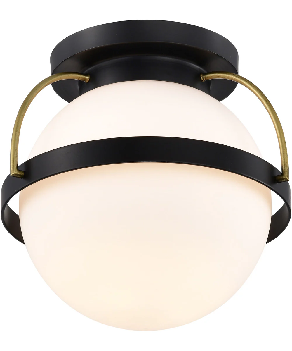Lakeshore 1-Light Close-to-Ceiling Matte Black - Image 4