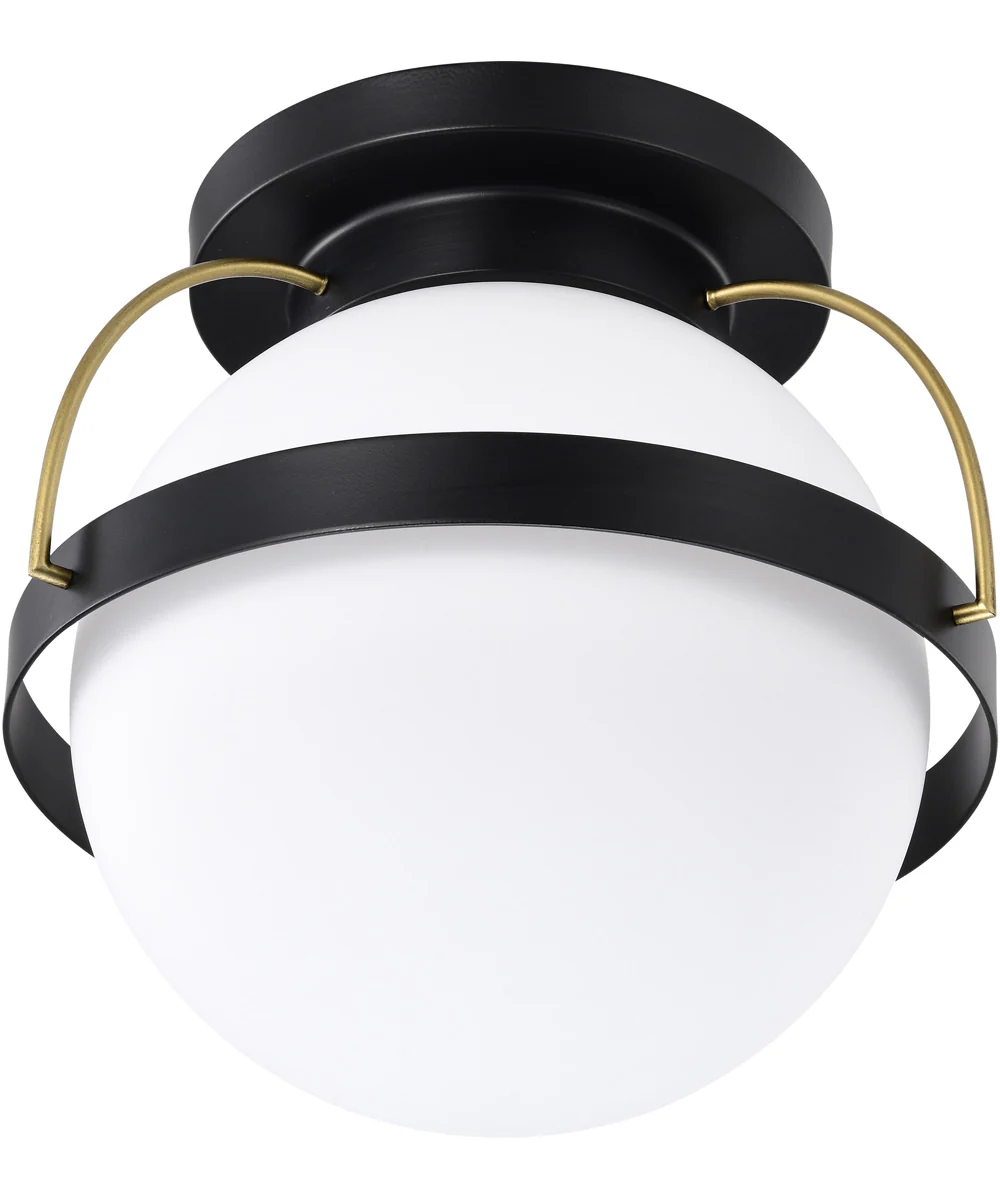 Lakeshore 1-Light Close-to-Ceiling Matte Black - Image 3