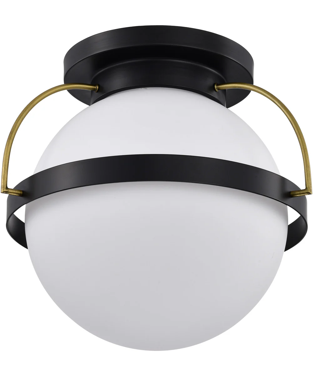 Lakeshore 1-Light Close-to-Ceiling Matte Black - Image 5