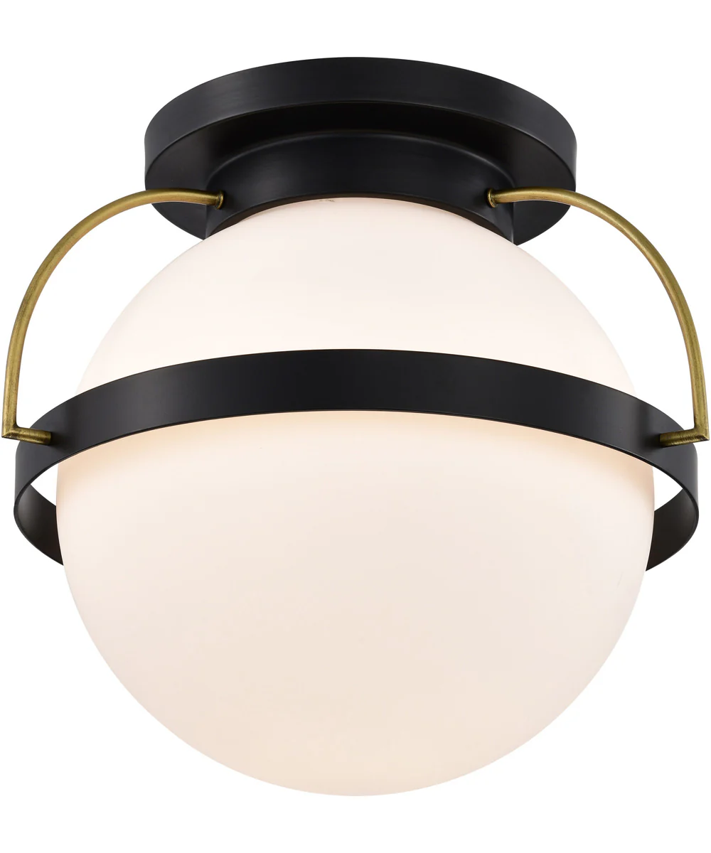 Lakeshore 1-Light Close-to-Ceiling Matte Black - Image 6