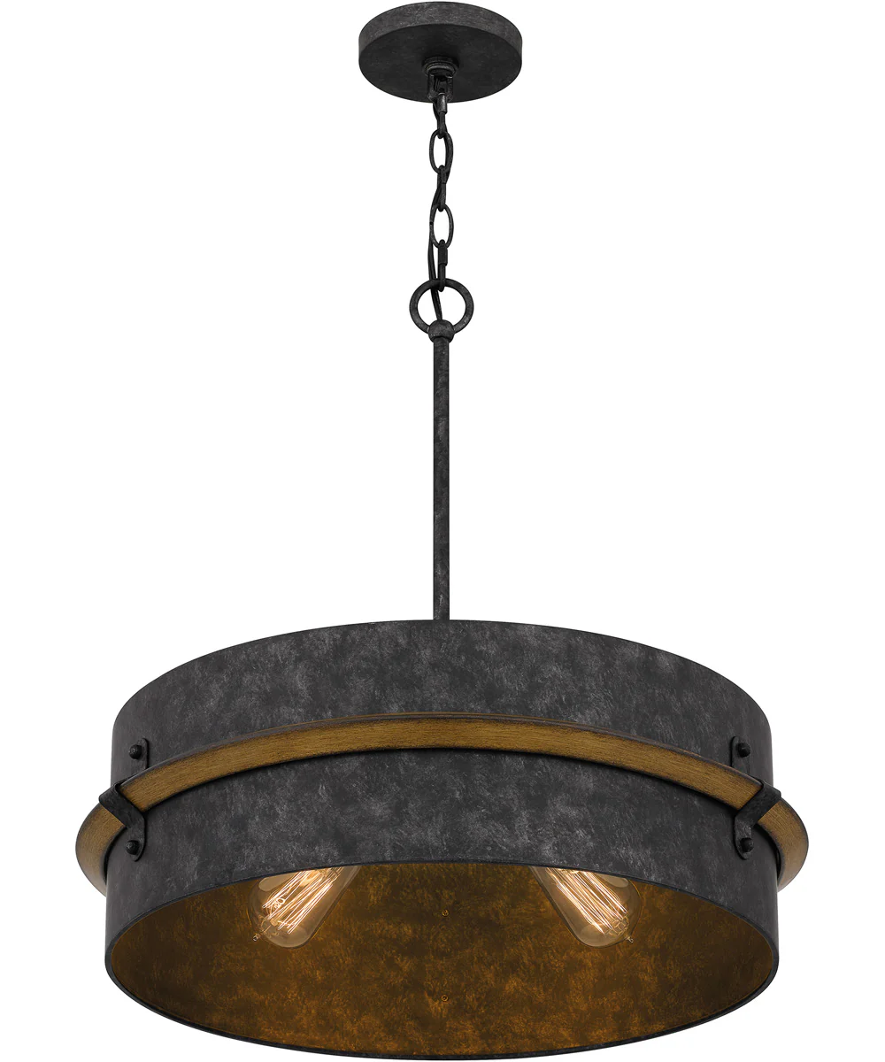Lariat 3-light Pendant Old Black Finish - Image 5