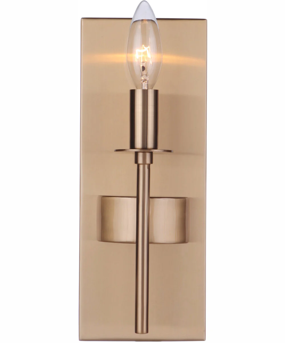 Larrson 1-Light Wall Sconce Satin Brass - Image 3