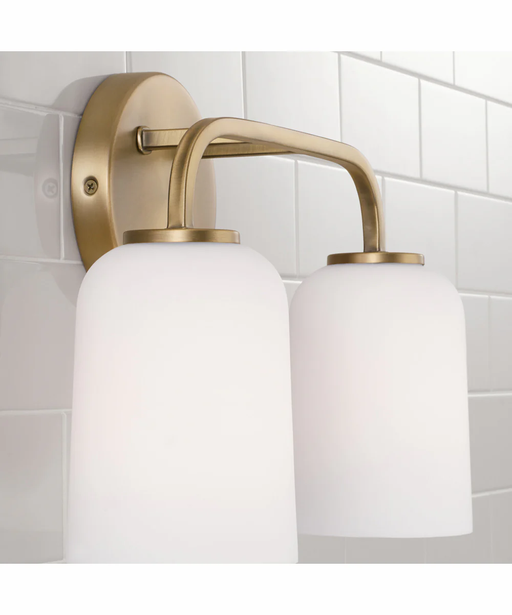 Lawson 2-Light Vanity Aged Brass - Image 3