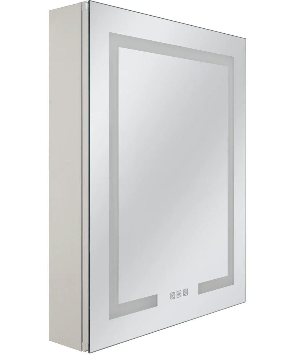 LED Cabinet Mirror 1-Light Mirror White - Image 10