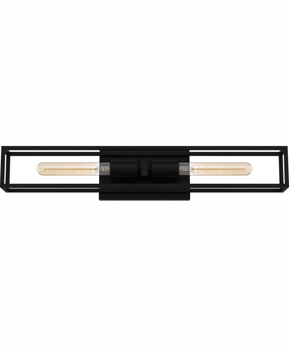 Leighton Medium 2-light Bath Light Matte Black - Image 3