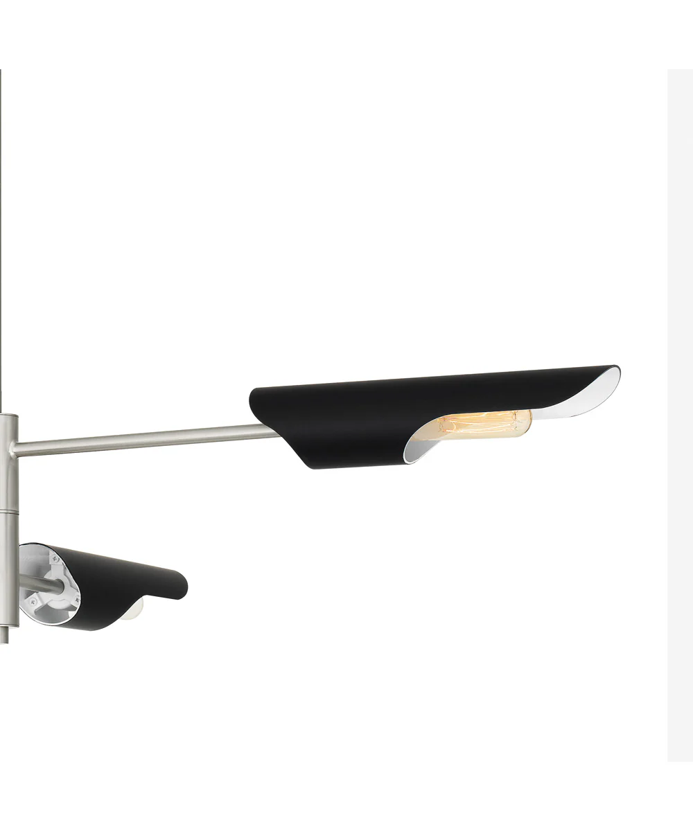 Leoni Medium 4-light Island Light Brushed Nickel - Image 5