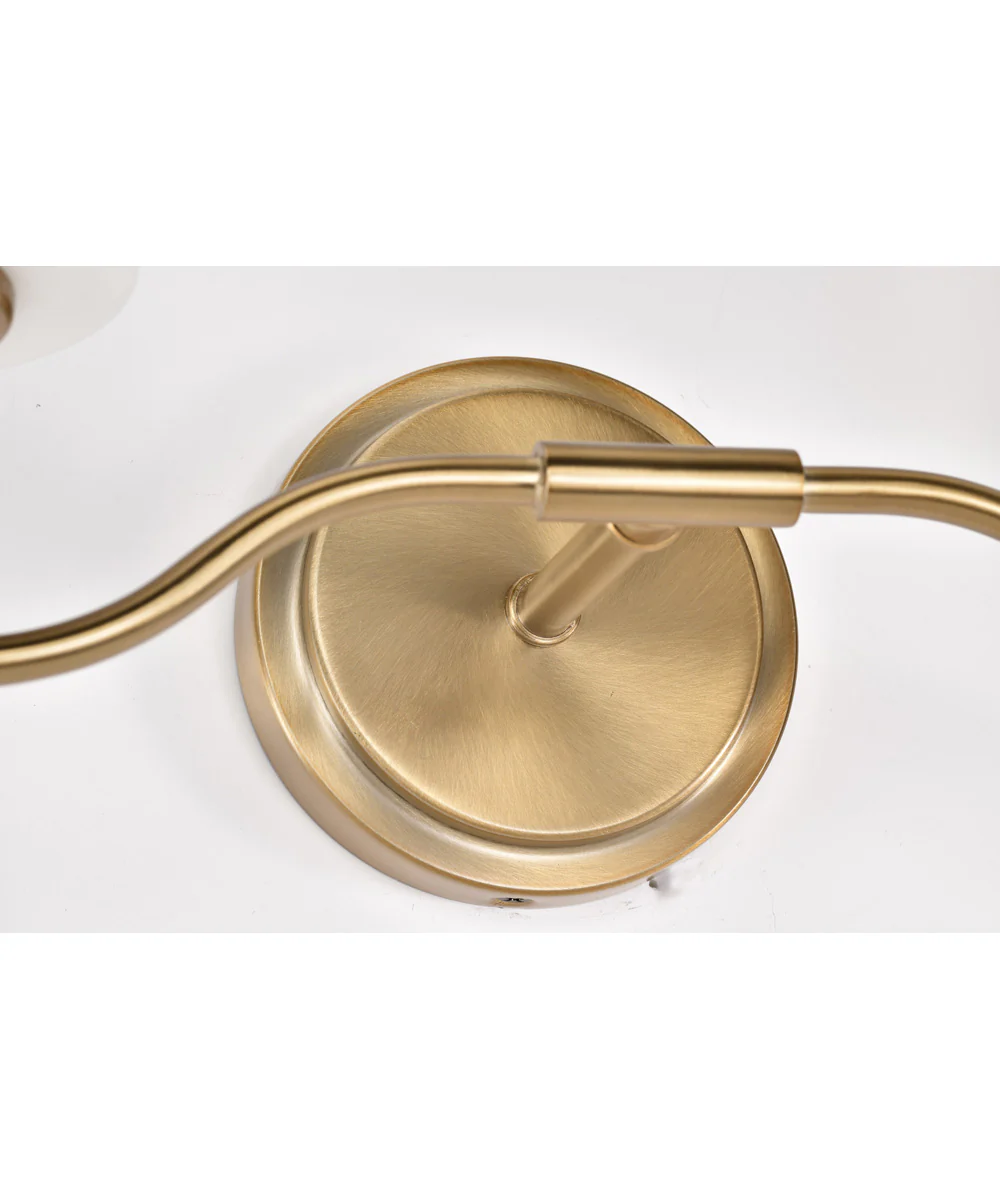Liam 2-Light Vanity & Wall Burnished Brass - Image 12