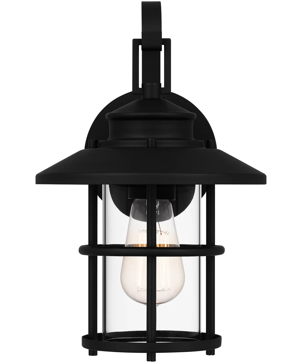 Lombard Small 1-light Outdoor Wall Light Coastal Armour Aluminum Matte Black - Image 4