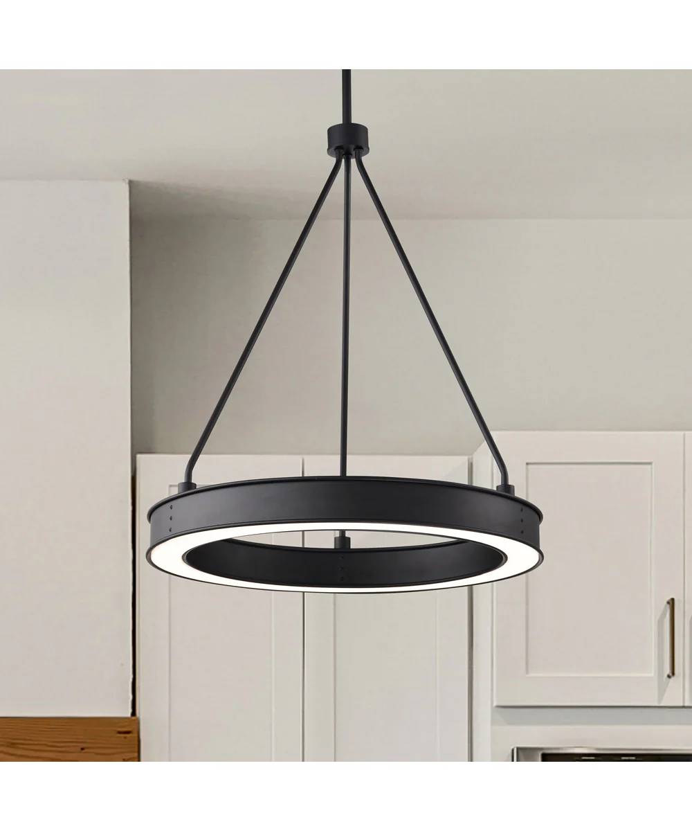 Longford  Pendant Textured Black - Image 3