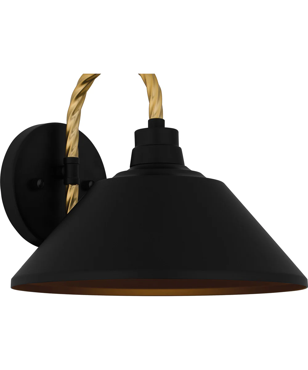 Longshore Medium 1-light Outdoor Wall Light Matte Black - Image 5
