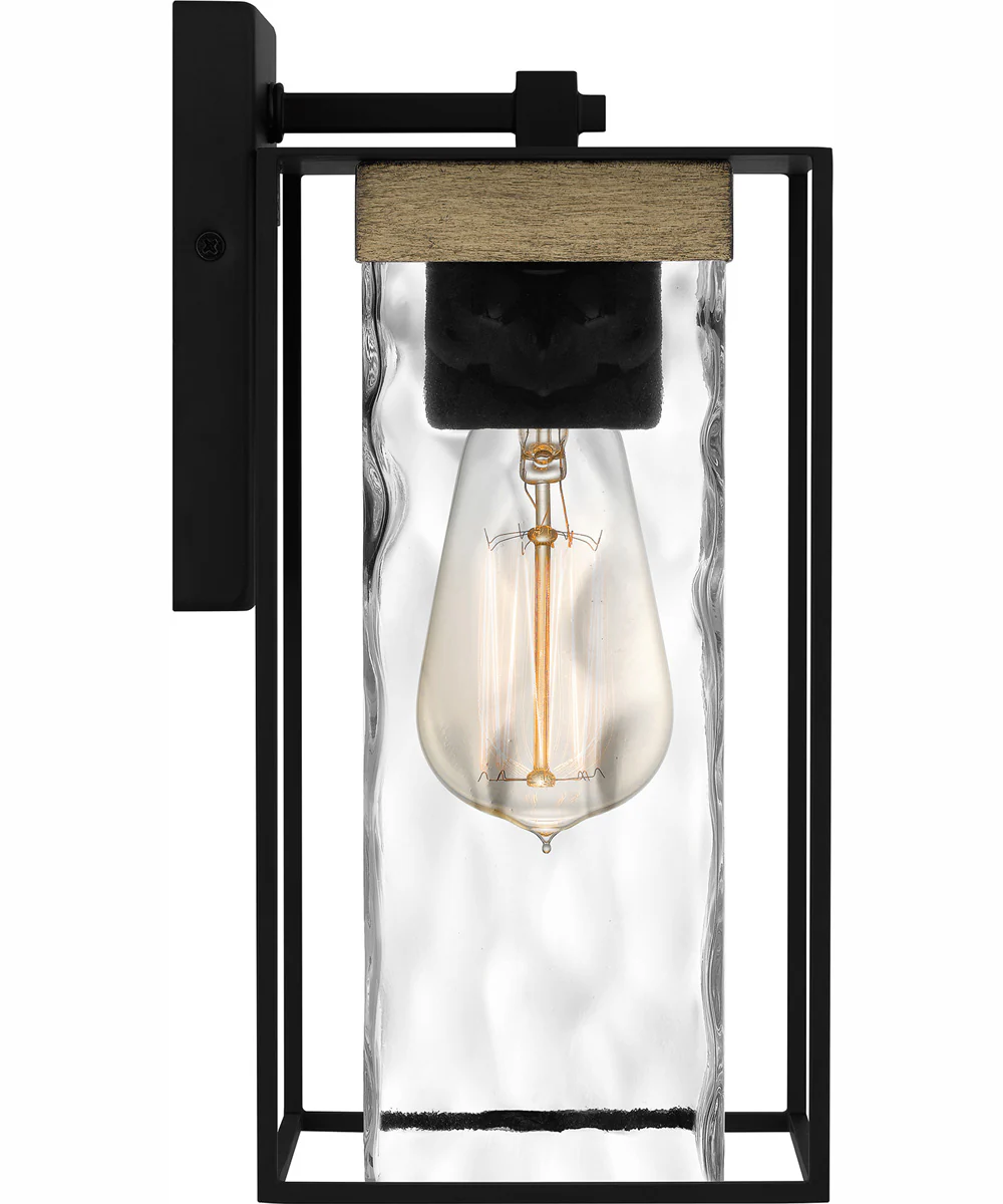 Longwood Small 1-light Outdoor Wall Light Matte Black - Image 5