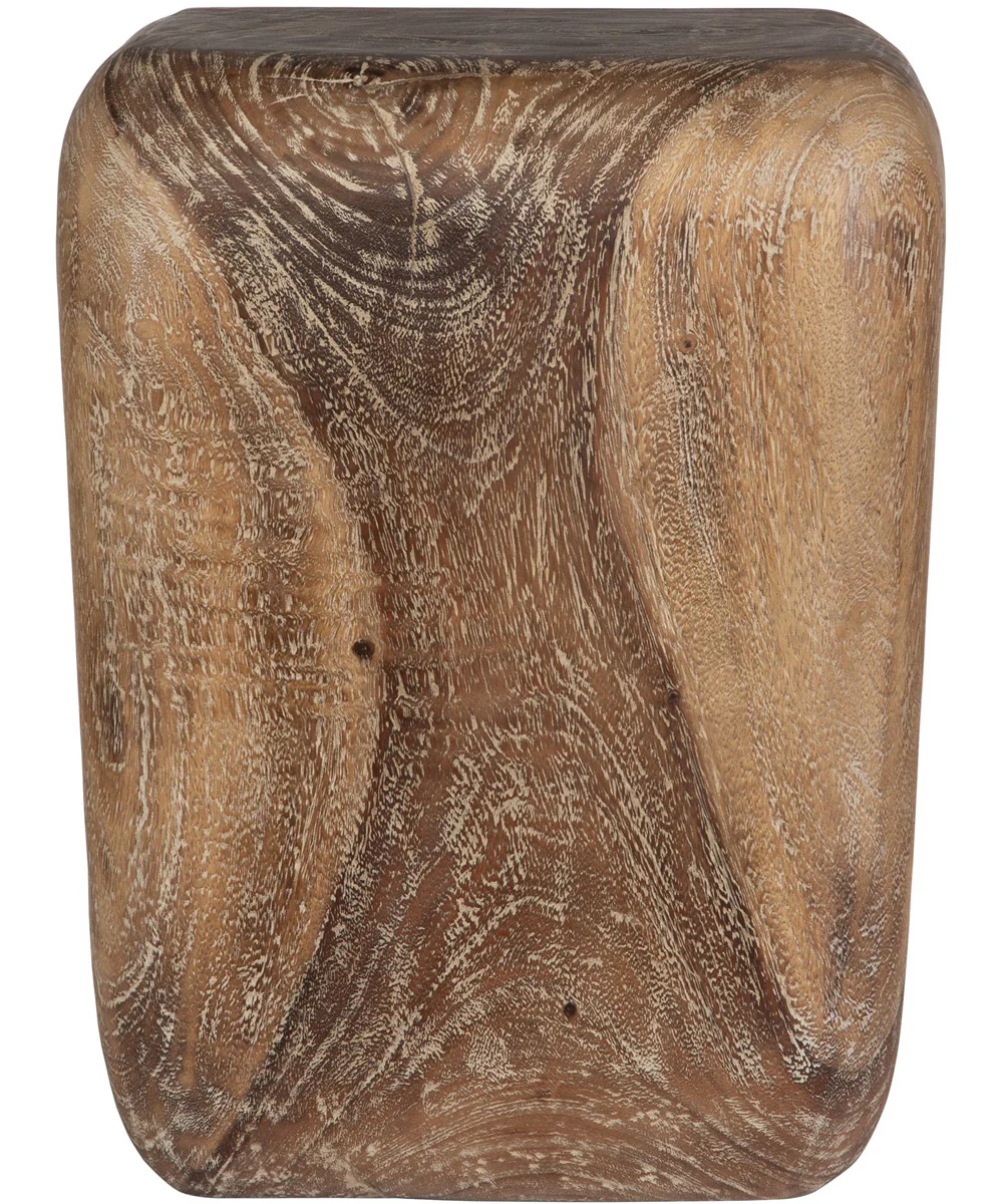 Loophole Bleached Wash Accent Stool - Image 5