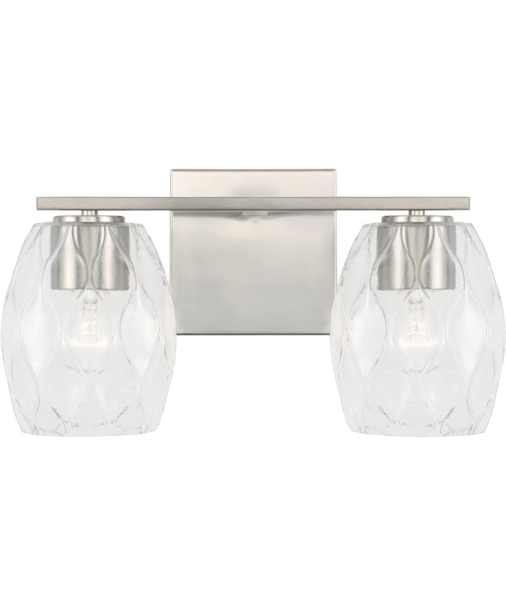 Lucas 2-Light Vanity Brushed Nickel - Image 4