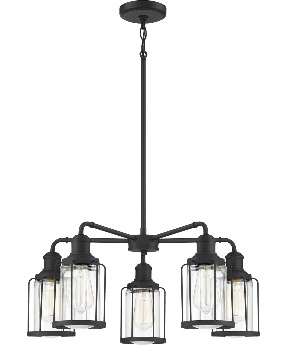 Ludlow 5-light Chandelier Earth Black - Image 3