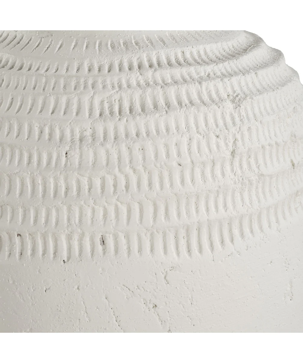Luna Ridge White Ceramic Vases Set of 2 - Image 5