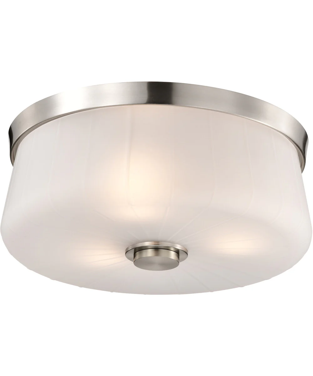 Lune 3-Light Close-to-Ceiling Brushed Nickel - Image 2