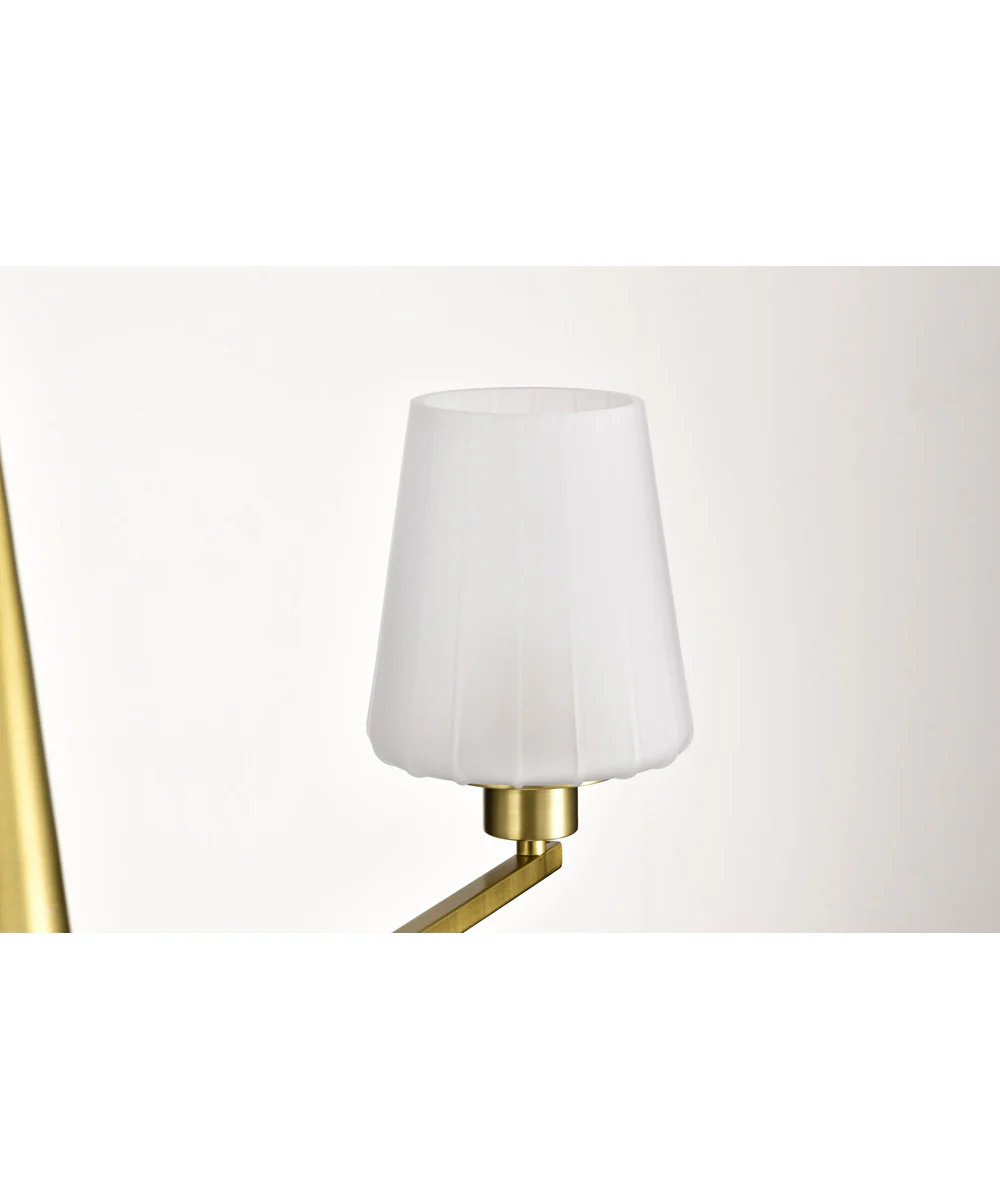 Lune 6-Light Chandelier Vintage Brass - Image 7