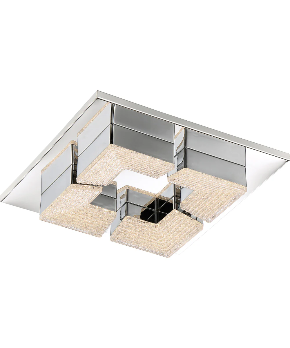 Lunette Small Flush Mount Polished Chrome - Image 4
