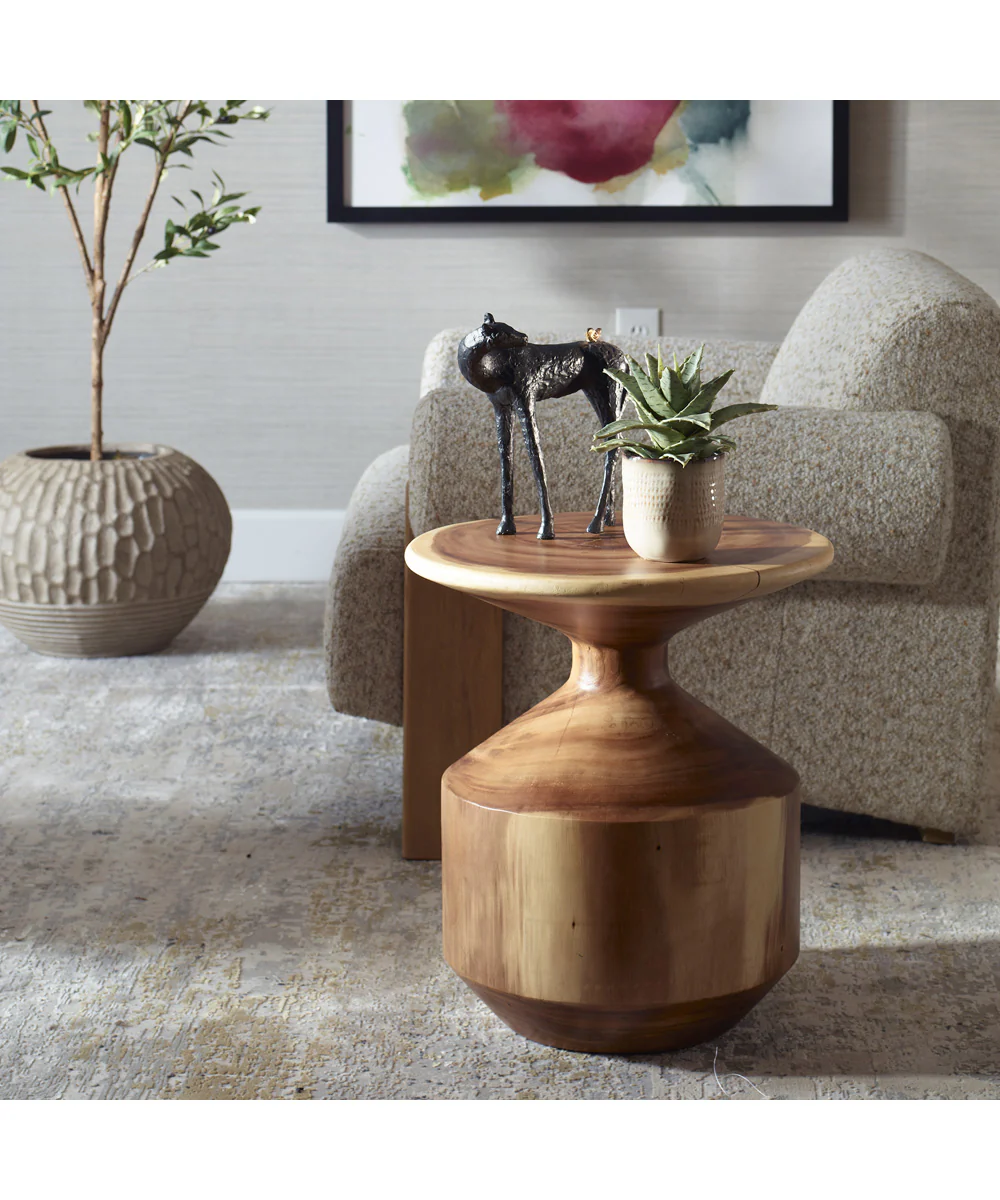 Lynx Hourglass Accent Table - Image 2