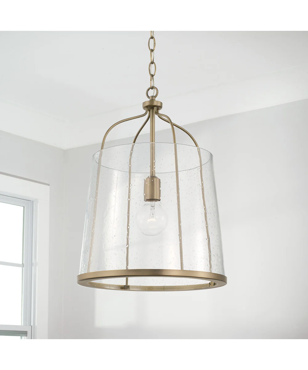Madison 1-Light Pendant Aged Brass - Image 2