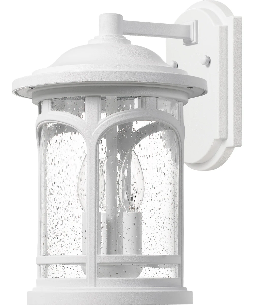 Marblehead Large 3-light Outdoor Wall Light Coastal Armour White Lustre - Image 3