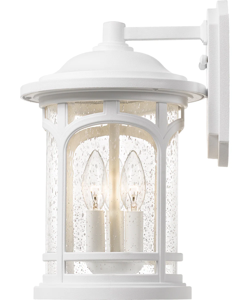 Marblehead Large 3-light Outdoor Wall Light Coastal Armour White Lustre - Image 4