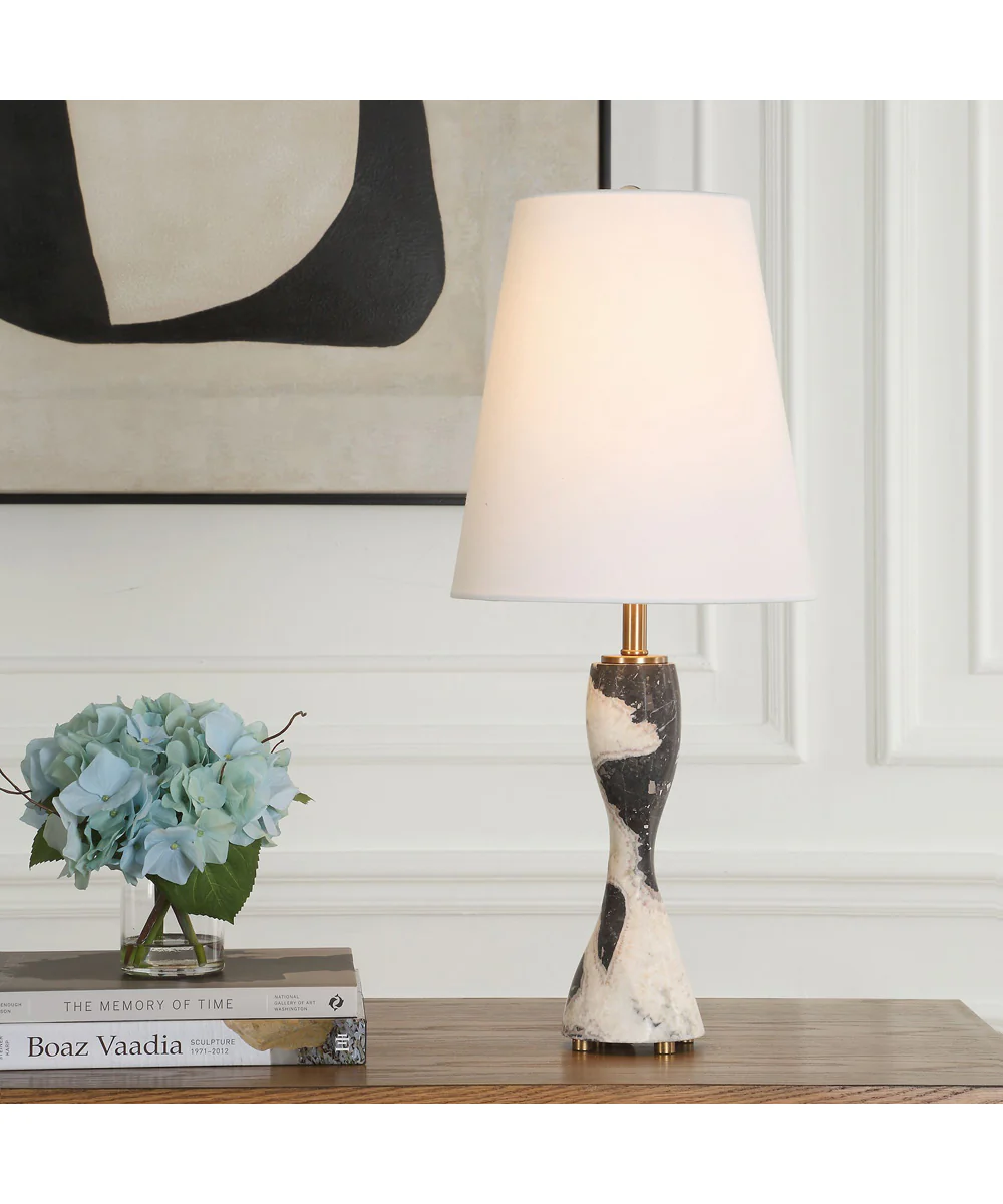 Marcela Panda Marble Buffet Lamp - Image 2