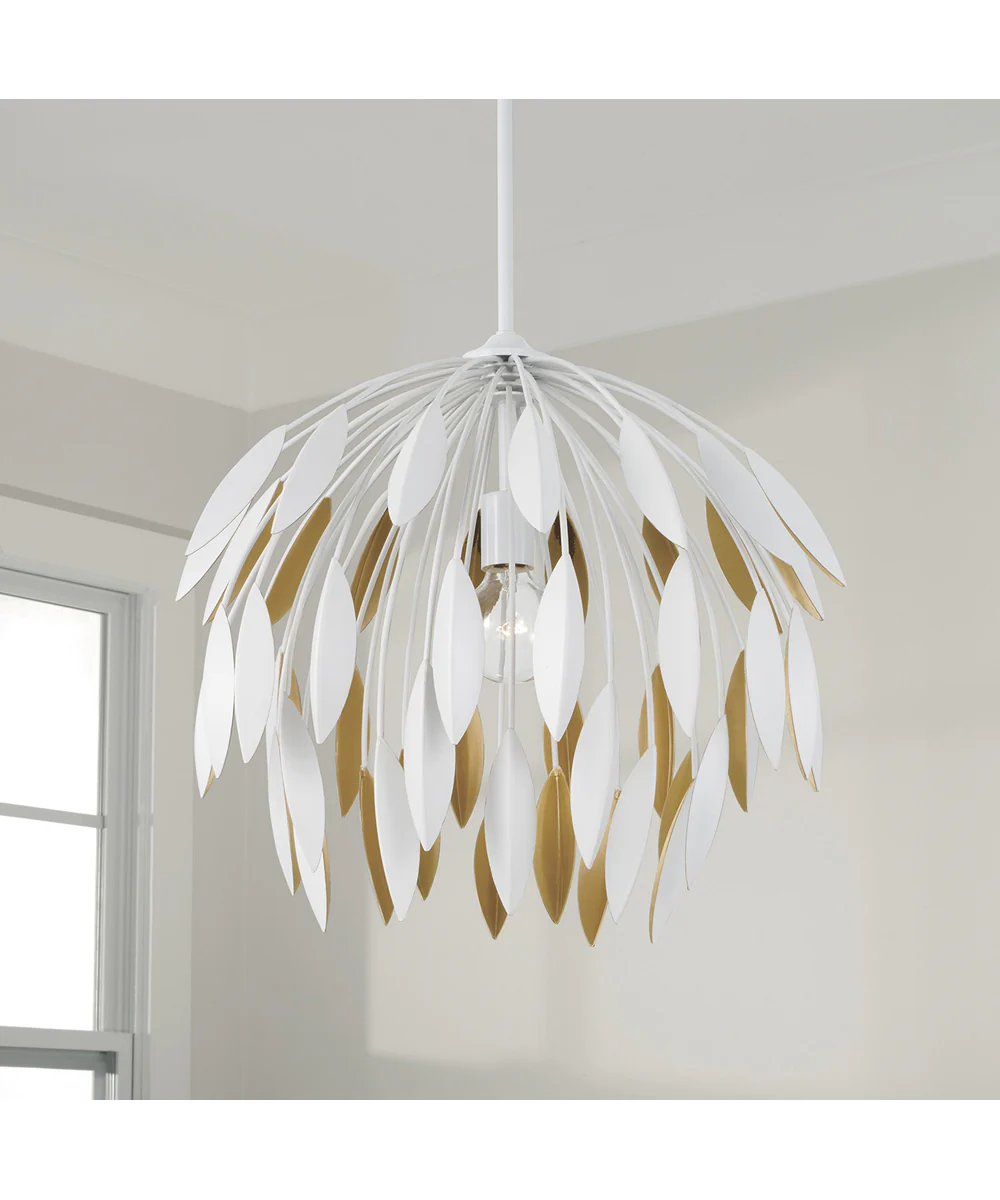 Margeaux 1-Light Pendant Matte White - Image 6