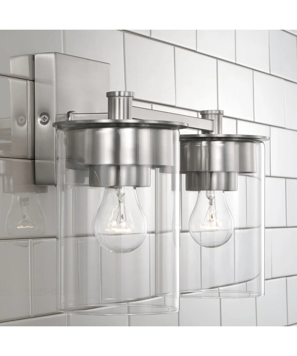 Mason 2-Light Vanity Brushed Nickel - Image 3