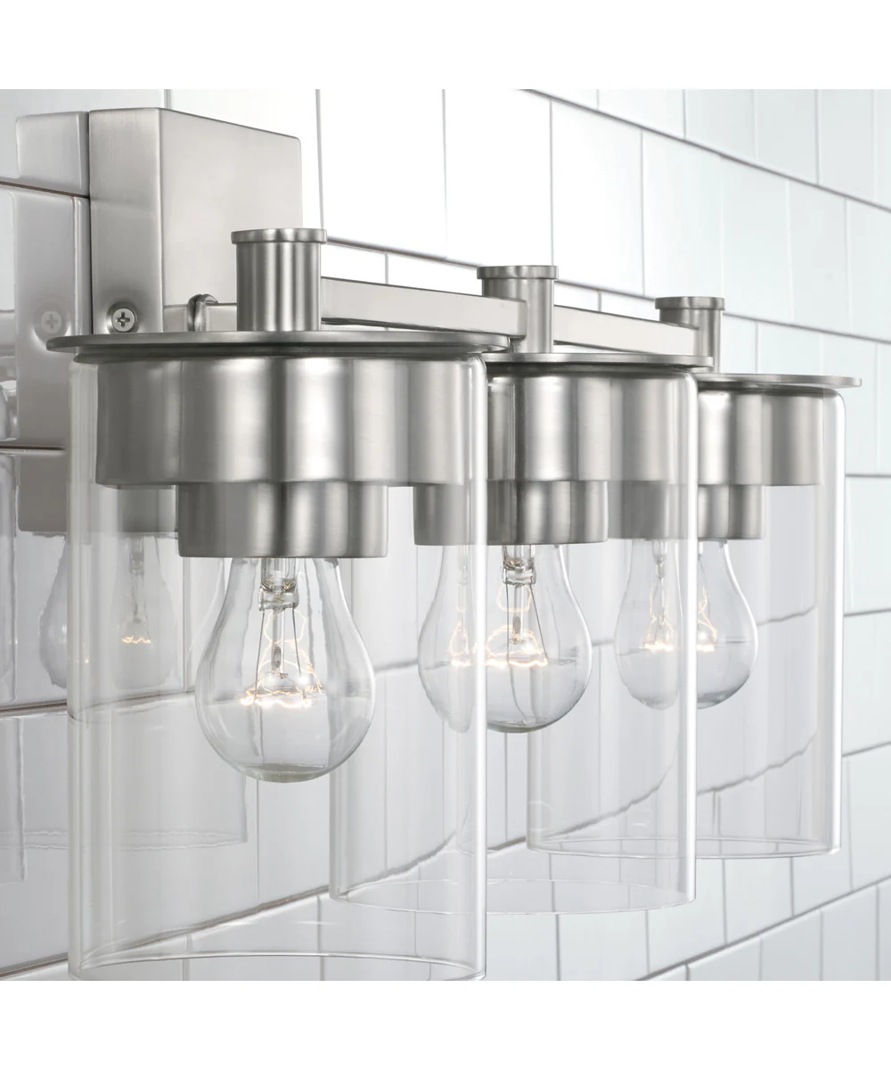 Mason 3-Light Vanity Brushed Nickel - Image 3