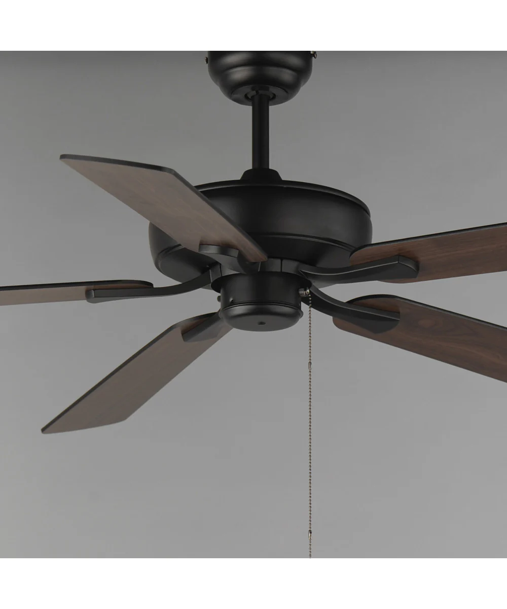 52 inch Super-Max Ceiling Fan - Black Black - Image 4