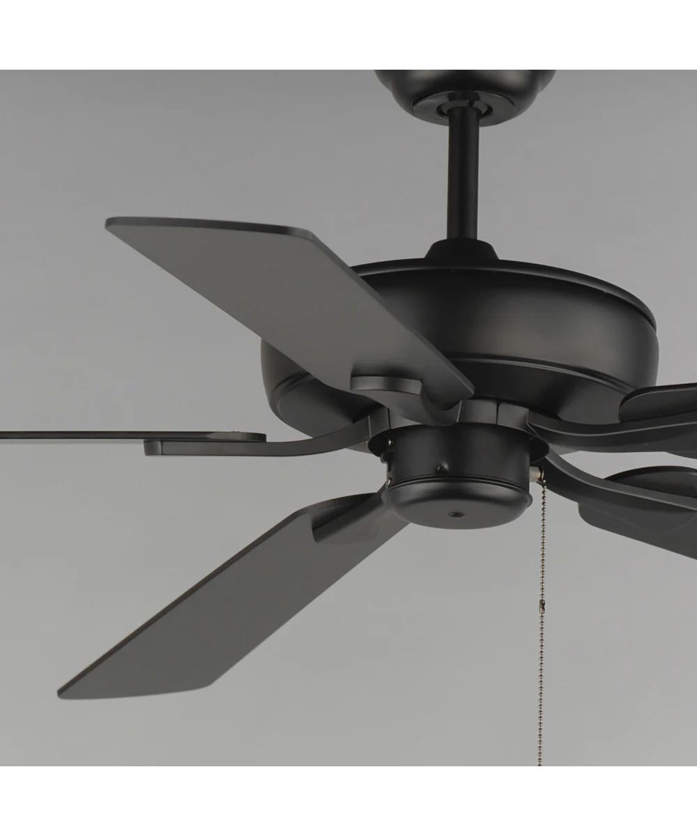 52 inch Super-Max Ceiling Fan - Black Black - Image 5