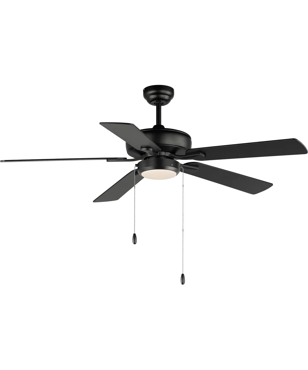 52 inch Super-Max Fan w/ LED Light Kit - Black Black - Image 2