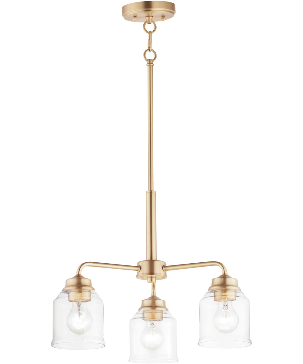 Acadia 3-Light Semi-Flush Mount/Chandelier Heritage