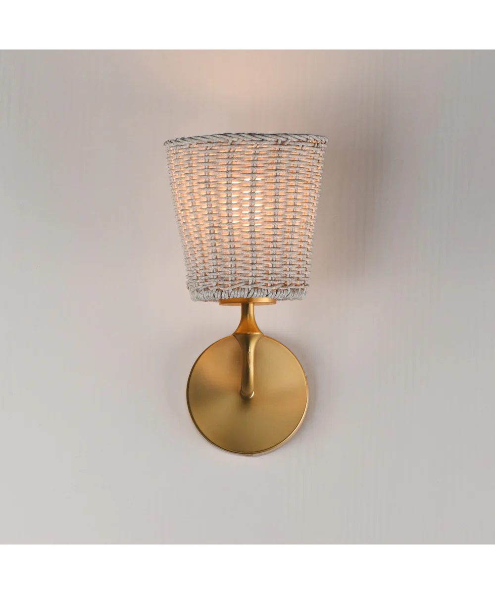 Baja 1-Light Sconce Natural Aged Brass - Image 3